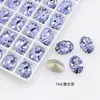 Dongzhou Diamante Cristal Morado Lavanda Para Uñas Boutique de Diamantes Fondo Puntiagudo Cristal K9 Mariposa Popular en Internet Accesorios Populares para Uñas