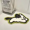 Alfombra absorbente de cachorro lindo, tapete para piso de dormitorio, sala de estar, baño, felpudo antideslizante, tapete para mesita de noche de dormitorio