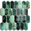 Pegatinas de Pared Adhesivas Transfronterizas Estéreo 3D Autoadhesivas Cocina Baño Decoración Pegatinas Engrosadas Imitación Azulejos Renovación del Hogar
