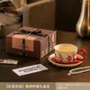 Taza de café de cerámica pastoral estilo francés, de alta gama y exquisita, para uso personal de mujeres, taza para latte art, taza, vaso de agua