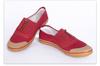 Zapatos de lona informales de protección laboral para mujeres de mediana edad y mayores. Oferta local. Zapatos planos sin cordones para madres. Zapatos para caminar en el trabajo.
