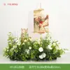 Decoración Navideña Grande Hy-Dk12 con Plantas Verdes Simuladas para Ambiente de Fachada de Tienda y Fondo para Fotos
