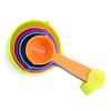Gadget de cocina para hornear al por mayor juego de cucharas medidoras de acero inoxidable de cinco piezas juego de cucharas medidoras juego de 5 piezas taza medidora con escala creativa