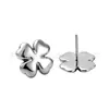 F136 Titanio Flor 3D Copo de Nieve Cartílago de la Oreja Stud Aleación de Titanio G23 Joyería con Rosca Interna Cabeza de Joya Perforación de Labio Stud Joyería