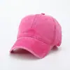 Gorra de Béisbol Lavada Estilo Europeo y Americano, Gorra de Mezclilla, Gorra Vintage Suave con Protección Solar Desgastada, Transpirable y Protectora del Sol