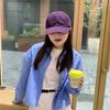 2025 Nuevo Corea del Sur Nicho Bordado Zorro Gorra de Béisbol para Hombre y Mujer Ala Ancha Rostro Gorra Pequeña de Copa Suave Trendy