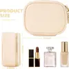 Estuche de Maquillaje Impermeable de Cuero PU Transfronterizo, Estuche de Maquillaje de Almacenamiento Conveniente con Espejo y Luz, Estuche de Maquillaje de Lujo de Gama Alta, Maleta