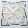 Bufandas de Seda al por Mayor para Regalos en el Extranjero y Recuerdos, Seda Genuina Transfronteriza Primavera y Verano Decorativo 53cm Pañuelo de Cuello Floral Bufanda Cuadrada Pequeña