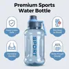 Garrafa de Água Esportiva de Grande Capacidade para Sudeste Asiático para Homens e Mulheres, Copo Plástico Portátil para Fitness, Garrafa de Água para Estudantes Resistente a Altas Temperaturas para Uso Externo Venda por Atacado