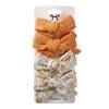 Accesorios para el cabello para niños europeos y americanos transfronterizos, lindo lazo, pinza de tela, juego de cuatro piezas al por mayor para niña bebé