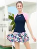 Yingfa yingfa Traje de baño de una pieza Estilo falda para mujer Conservador Deportivo Cubre abdomen Delgado Nuevo Bañador Talla Grande para Aguas Termales