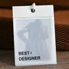 Etiquetas Colgantes de Plástico Suave, Etiquetas Personalizadas, Etiquetas Colgantes de Moda Universales, Etiquetas Colgantes para Ropa, Ropa para Hombres y Mujeres, Marcas Elegantes y Modernas, Diseño Gratuito