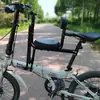 Assento Frontal para Criança de Bicicleta Bicicleta Mountain Bike Bicicleta Dobrável Cadeira Totalmente Fechada para Bebê Assento de Segurança para Bebê