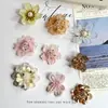 Accesorios Hechos a Mano de Alta Calidad con Perlas Estilo Chanel, Exquisitos Botones de Cristal de Colores, Decoraciones Cosidas a Mano para Ropa y Accesorios para el Cabello, Suministros Decorativos para Manualidades