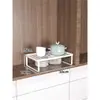Estante para Ollas de Cocina Estante de Almacenamiento Hogareño con Niveles Integrado en Encimera Gabinete Estante Multifuncional para Vajilla Frascos de Condimentos Almacenamiento