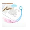 Pelucas de Coleta Trenzada de Colores para Niñas, Ventaja de Precio de Fábrica, Doble Coleta
