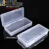 Caja de plástico transparente para accesorios de somier, caja de almacenamiento para piezas de baterías, caja de clasificación de herramientas