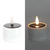 Vela electrónica LED solar de Amazon, redonda, para exteriores, impermeable, de simulación, para decoración navideña.