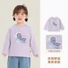 Ropa Infantil Panda Kaka Niños Camiseta de Manga Larga de Dibujos Animados Ropa de Otoño para Niños Ropa Base de Otoño para Niñas Ropa de Bebé Moderna