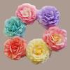 Flor de camelia artificial flor decorativa flor de seda tocado flor de peonía accesorios para el cabello pinza para el pelo DIY flor para sombrero chanclas frescas flor