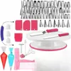 Bandeja Giratória para Bolo Conjunto de 106 Peças Bandeja Giratória para Bolo de Aço Inoxidável Ferramentas para Cobertura e Decoração de Bolos Fabricante Atacado