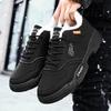 Inverno novas botas de neve dos homens forrados de lã sapatos de algodão quente Botas de algodão retrô britânico sapatos de ferramentas de negócios dos homens sapatos da moda masculina