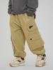 Invierno 2024 Nuevo Pantalón Casual de Letras Estilo Western para Niños, Pantalones de Cachemir Gruesos de una Pieza para Niños Medianos y Grandes, de Moda