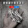 Juego de Llaves de Flor de Ciruelo Pequeñas Métricas Mini Llave de Flor de Ciruelo de Doble Propósito 4-11mm Llave Inglesa Imperial