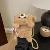 Bolsas Infantis de Crochê Desenho Animado Engraçadas Bolsas de Ombro para Meninas Para Sair Bolsas Transversais Fofas Mochilas Infantis Ultraleves