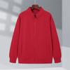 Nuevo Modelo de Primavera Mismo Estilo que Lei Zong 450g Polar tipo Gofre Cuello Alto Sudadera con Cremallera Cárdigan Chaqueta de Polar para Hombre