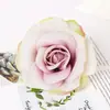 Cabezas de Flores de Rosa Artificiales, Flores Falsas, Flores de Seda, Rosa Nieve Rosa Arreglo de Ramo DIY, Flores de 10 cm