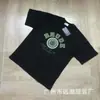 Versión Alta Transfronteriza Colección de Manga Corta Rhude Retro Americano Marlboro Streetwear Casual Holgado Pareja Camiseta de Cuello Redondo
