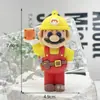 Llavero de Muñeco de Mario de Dibujos Animados Colgante Super Mario Colgante para Mochila Escolar Accesorios de Plástico Suave de PVC Caja Sorpresa Gashapon