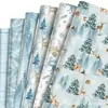 Wz074 Invierno Bosque de Invierno Regalo de Navidad Papel Decorativo Caja de Regalo para Fiesta Empaque Exterior Decorativo