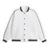 Uniforme de Béisbol Americano de Alta Gama de Moda Chaqueta Cardigan Holgada con Cremallera Chaqueta Sudadera Logotipo Impreso Personalizado