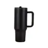 Taza de Hielo Big Mac de 40 oz Transfronteriza Gran Capacidad Termo con Popote Doble Capa Almacenamiento en Frío Acero Inoxidable 304 Taza para Coche