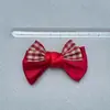 Nuevos Accesorios para el Cabello de Lazo a Cuadros de Tela, Juguetes para Mascotas, Ropa, Zapatos y Sombreros, Ropa para Bebé, Accesorios Semi-Terminados para Manualidades