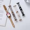 Adequado para Apple Watch Band Apple Watch876se54 coreano lona borboleta fivela oca alça