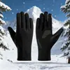 Guantes Liner de Esquí para Otoño e Invierno para Hombre, Forro de Terciopelo para Exteriores, Cálidos, Cortavientos, Pantalla Táctil, Guantes de Ciclismo Antideslizantes