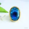 Anillo de Vidrio Colorido Retro Europeo y Americano Ai Yu Banda de Anillo Ajustable Transfronterizo Transmisión en Vivo Venta Caliente Venta al por Mayor S5021511