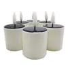 Luz de vela electrónica simulada transfronteriza, vela LED de llama parpadeante sin humo, luz nocturna decorativa para ambiente navideño