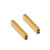 Accesorios DIY cuerda trenzada hecha a mano material con cuentas joyería acero inoxidable tubo recto cuadrado redondo cuentas cuadradas simple versátil