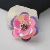 Parches Florales de Lentejuelas Hechos a Mano DIY Pegatinas de Tela de Flor con Lentejuelas y Perlas para Ropa, Sombreros, Bolsos, Zapatos Appliques Decorativos Accesorios