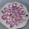 [Serie Rosa Fuego] Joyería Hecha a Mano Luminosa de Luciérnaga DIY - Flor de Resina