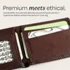 Nueva Cartera de Cuero Genuino con Múltiples Ranuras Personalizables para Tarjetas, Antirrobo RFID, Suministro de Fábrica Cartera Ultrafina para Hombre 80% de descuento