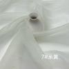 Em estoque Poliéster Espessado 2080 Organza Hiperbólica Fio Rígido fosco Semitransparente Tecido de Organza para Vestido de Casamento