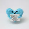 Plantas Engraçadas Transfronteiriças Transfronteiriças Energia Positiva Plantas em Vasos Boneca de Amor Crochê de Lã Feita à Mão Enfeites