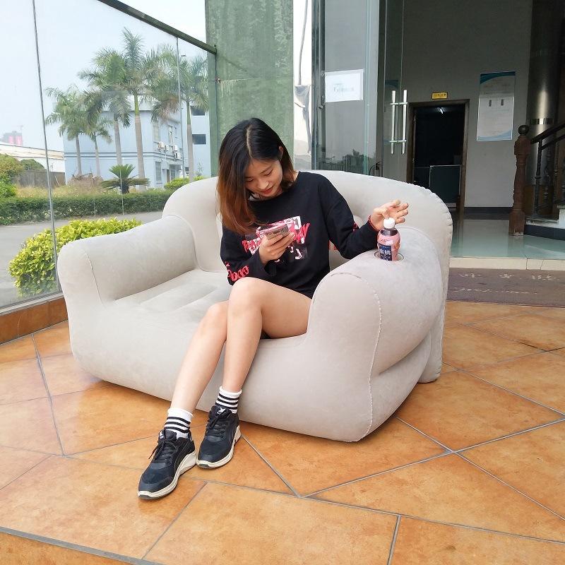 植绒双人沙发140x75x78cm (15)