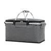 Cesta de Piquenique Térmica Amazon Transfronteiriça Dobrável Bolsa de Gelo Cesto de Gelo Isolamento Térmico para Exterior Portátil Bolsa de Armazenamento