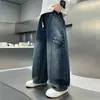 Jeans para niño primavera y otoño 2026 nuevo estilo, ropa de otoño para niños medianos y grandes, pantalones largos elegantes de pierna recta para niño para otoño